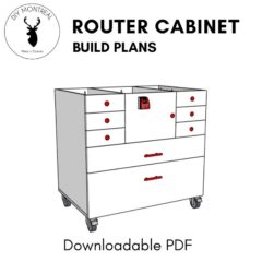 Router Cabinet Plans – DIY Montreal