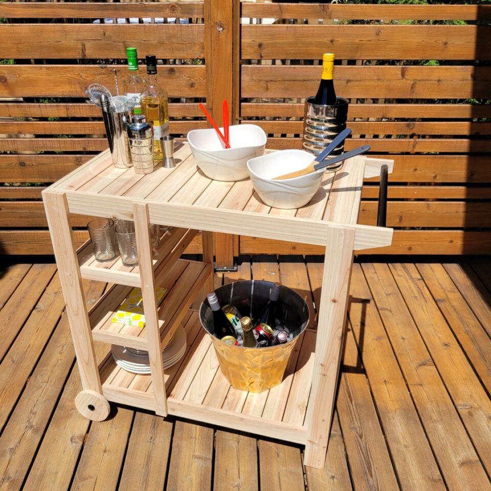 Building an Outdoor Serving Cart A StepbyStep Guide DIY Montreal
