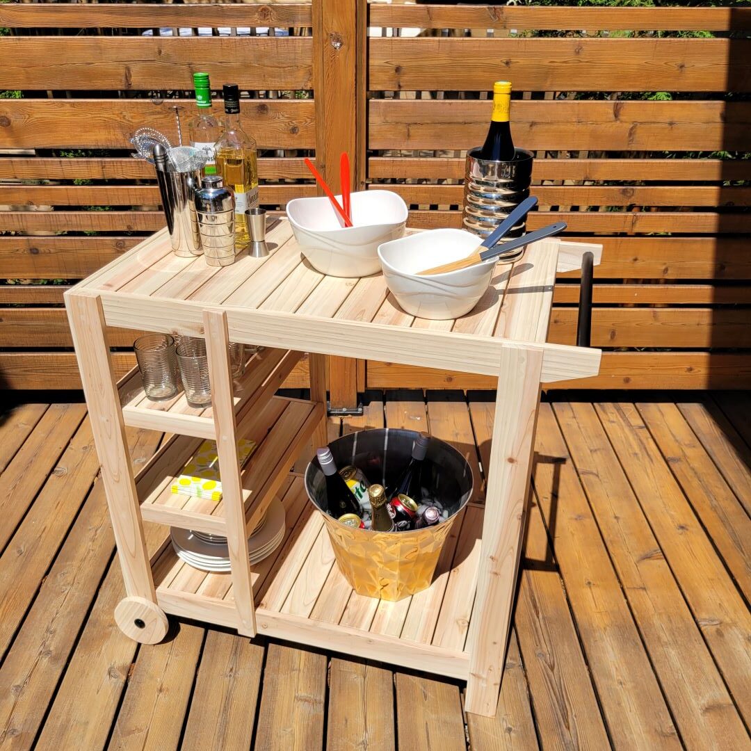 Building an Outdoor Serving Cart A StepbyStep Guide DIY Montreal