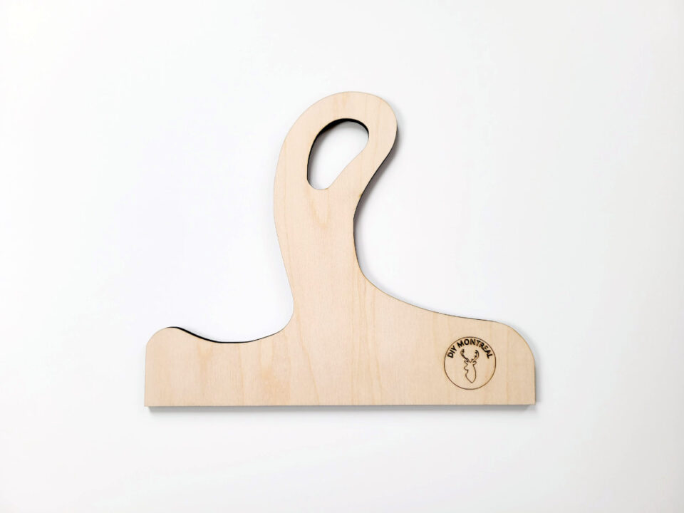 Wave Charcuterie Board Handle Router Template (small) DIY Montreal