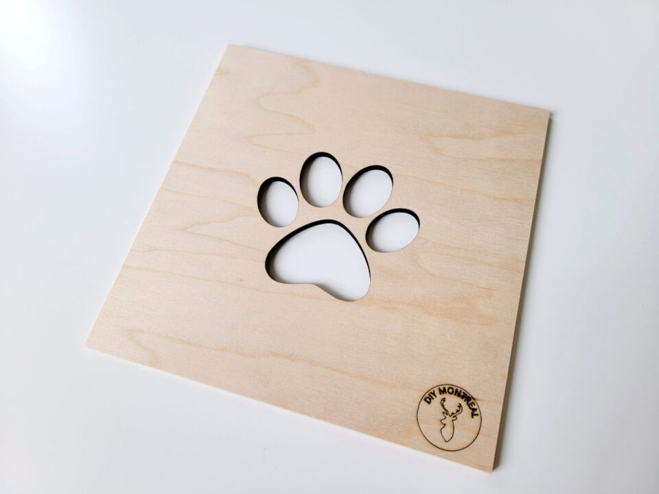 ‘Paw print’ Router Inlay Template - DIY Montreal