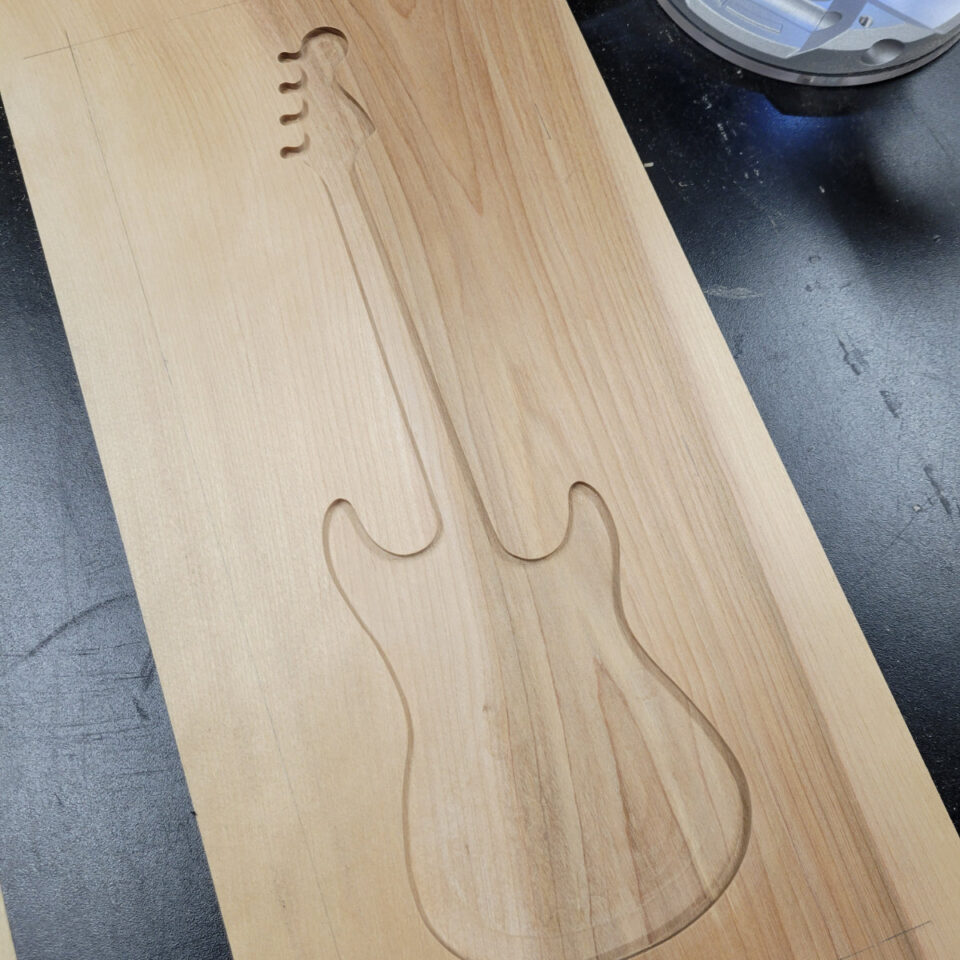 ‘Guitar’ Inlay Router Template DIY Montreal
