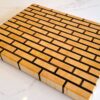 Brick wall cutting board