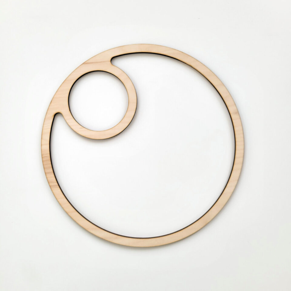 Nested Circles Serving Tray Router Template DIY Montreal