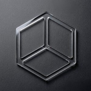 hexagon 3d cube router template