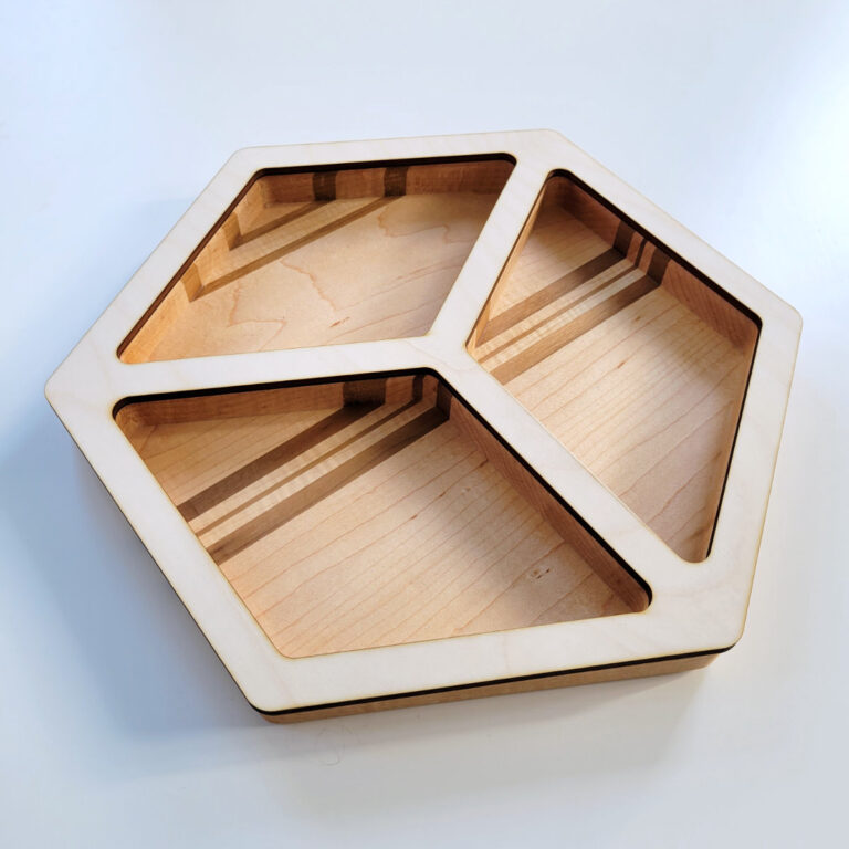 Hexagon 3D Cube Router Template - DIY Montreal