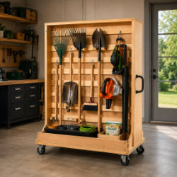 Mobile French Cleat Tool Rack