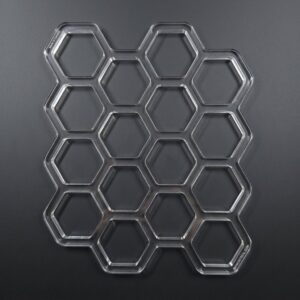 honeycomb router template