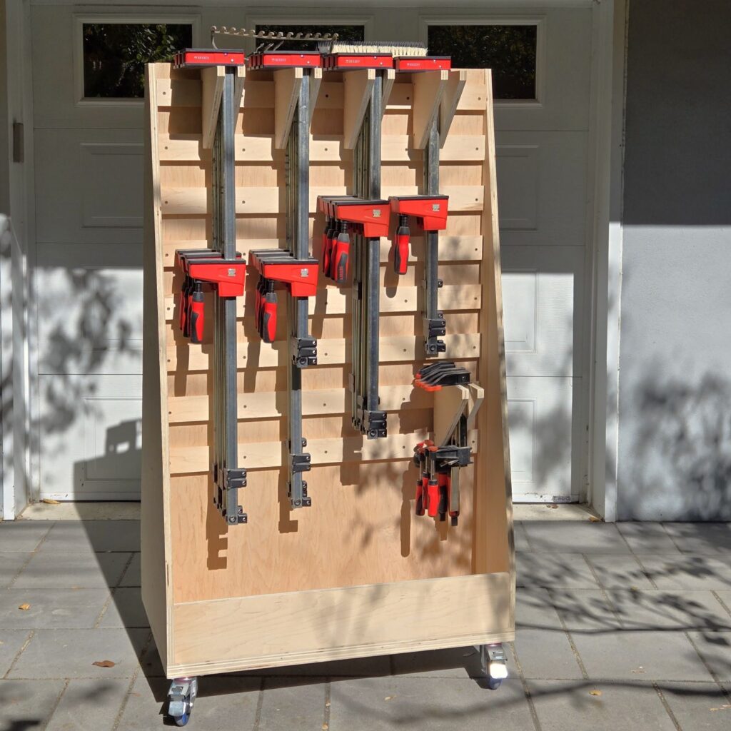 Mobile French Cleat Tool Storage Cart (Step-by-Step Build) mobile french cleat tool cart diy build