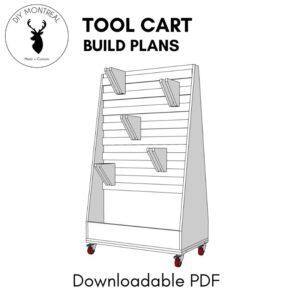 mobile french cleat tool cart plans